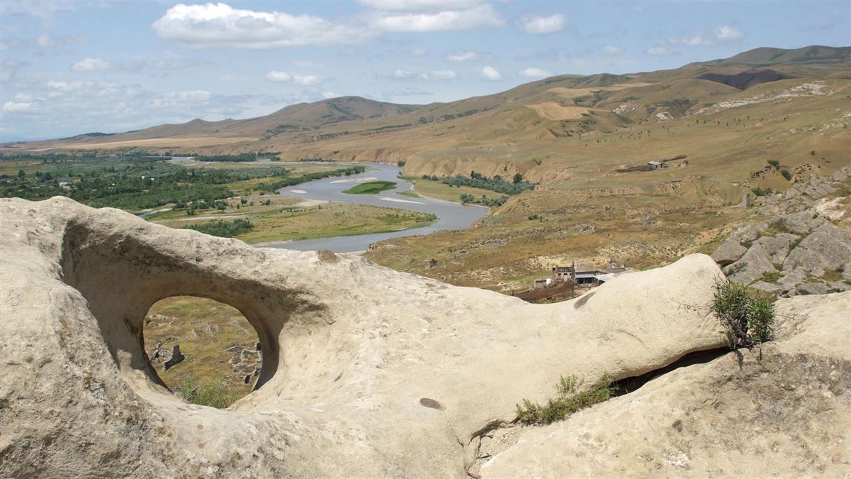 Georgien, Landschaft bei Uplisziche