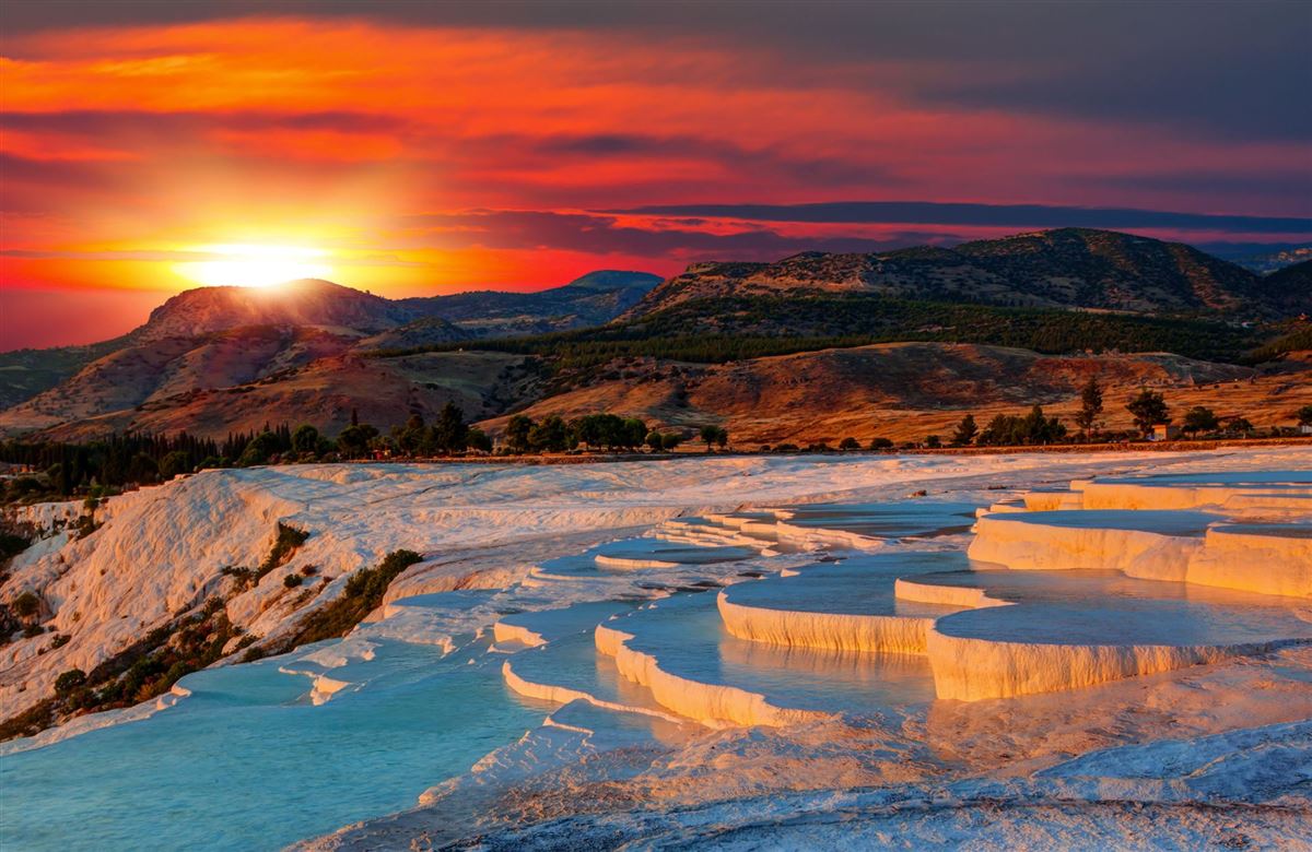 Pamukkale - die weißen Terrassen der Türkei