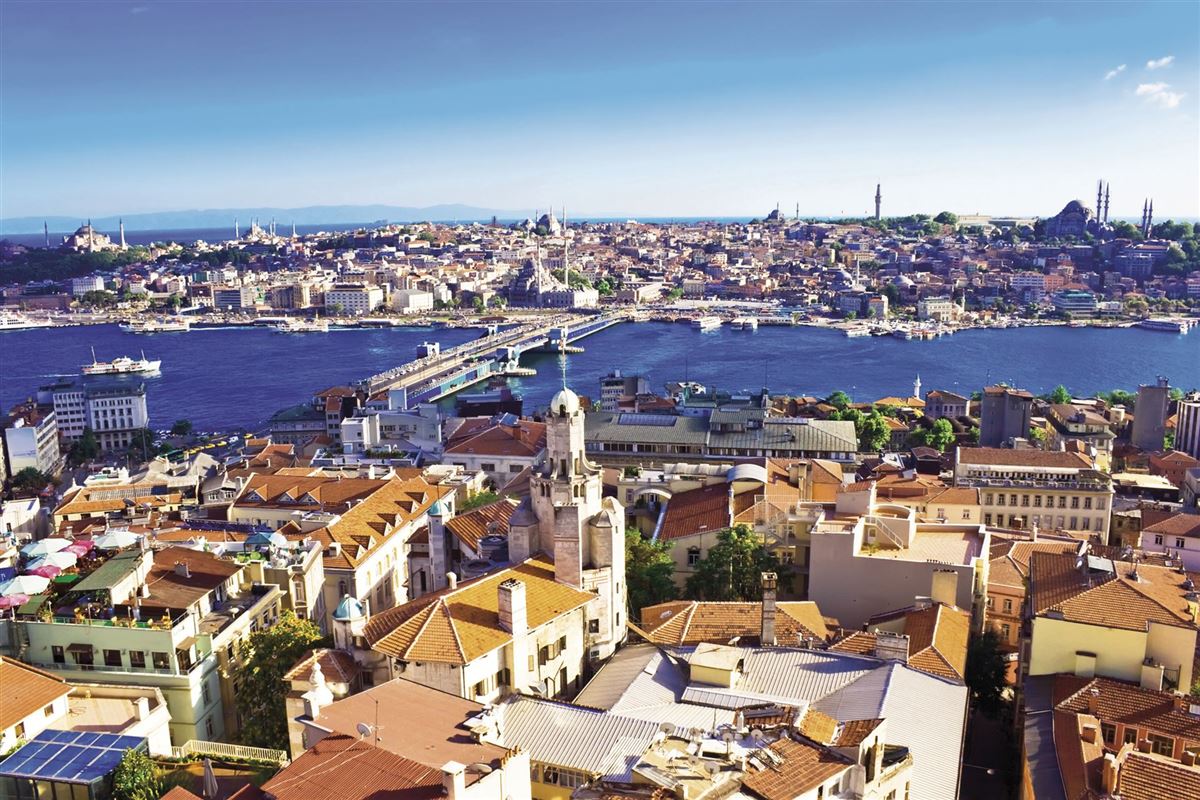 Panoramaansicht auf Istanbul