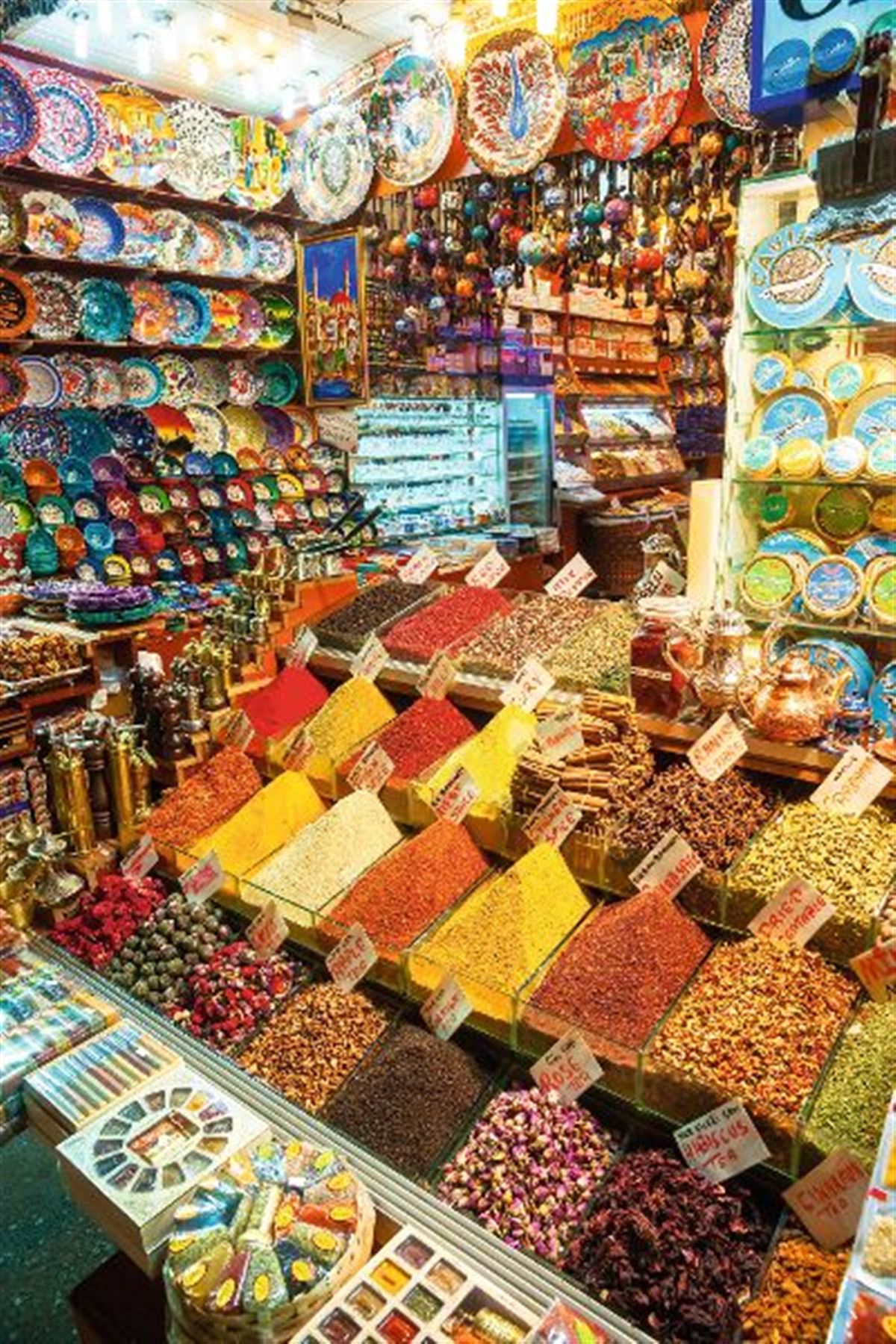 Souvenirs und Gewürze