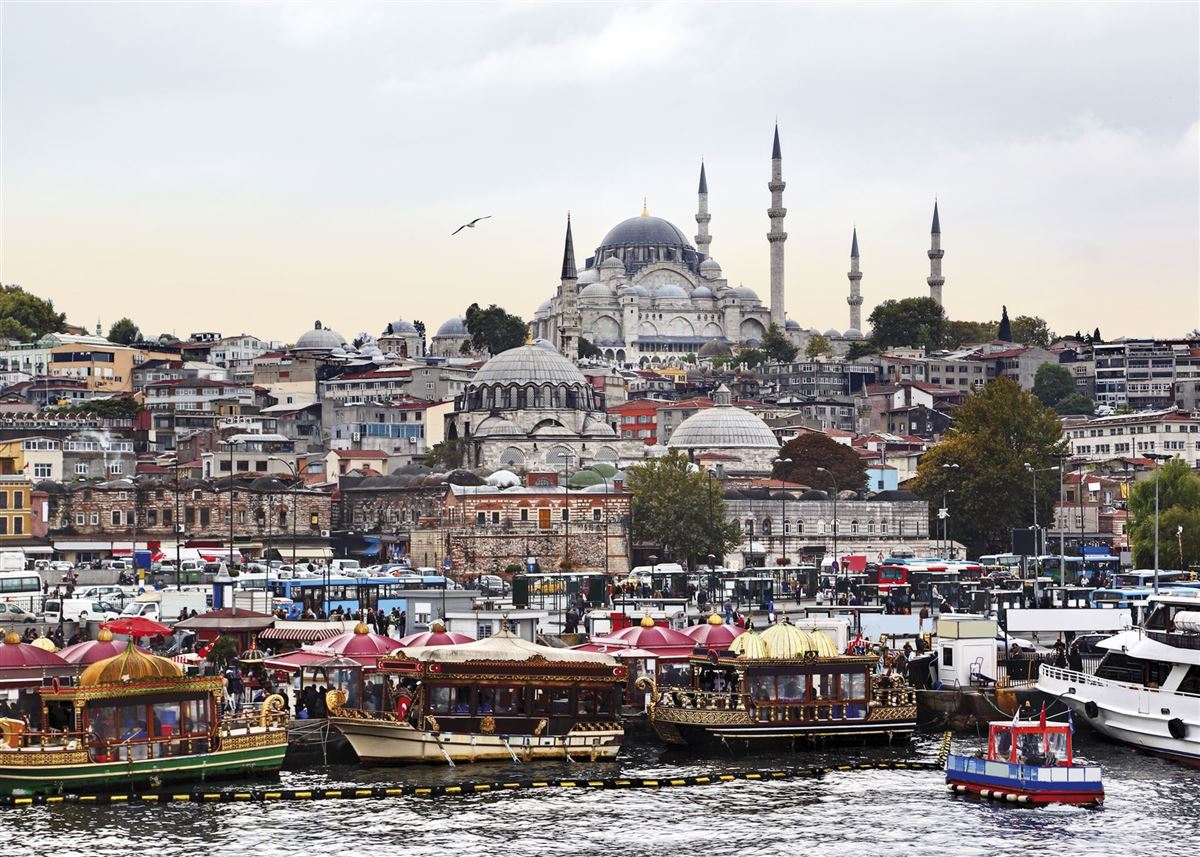Istanbul mit Blick auf die Moschee Hagia Sophia