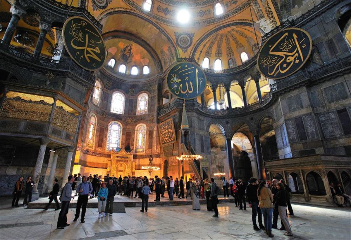 Innenansicht der Hagia Sophia