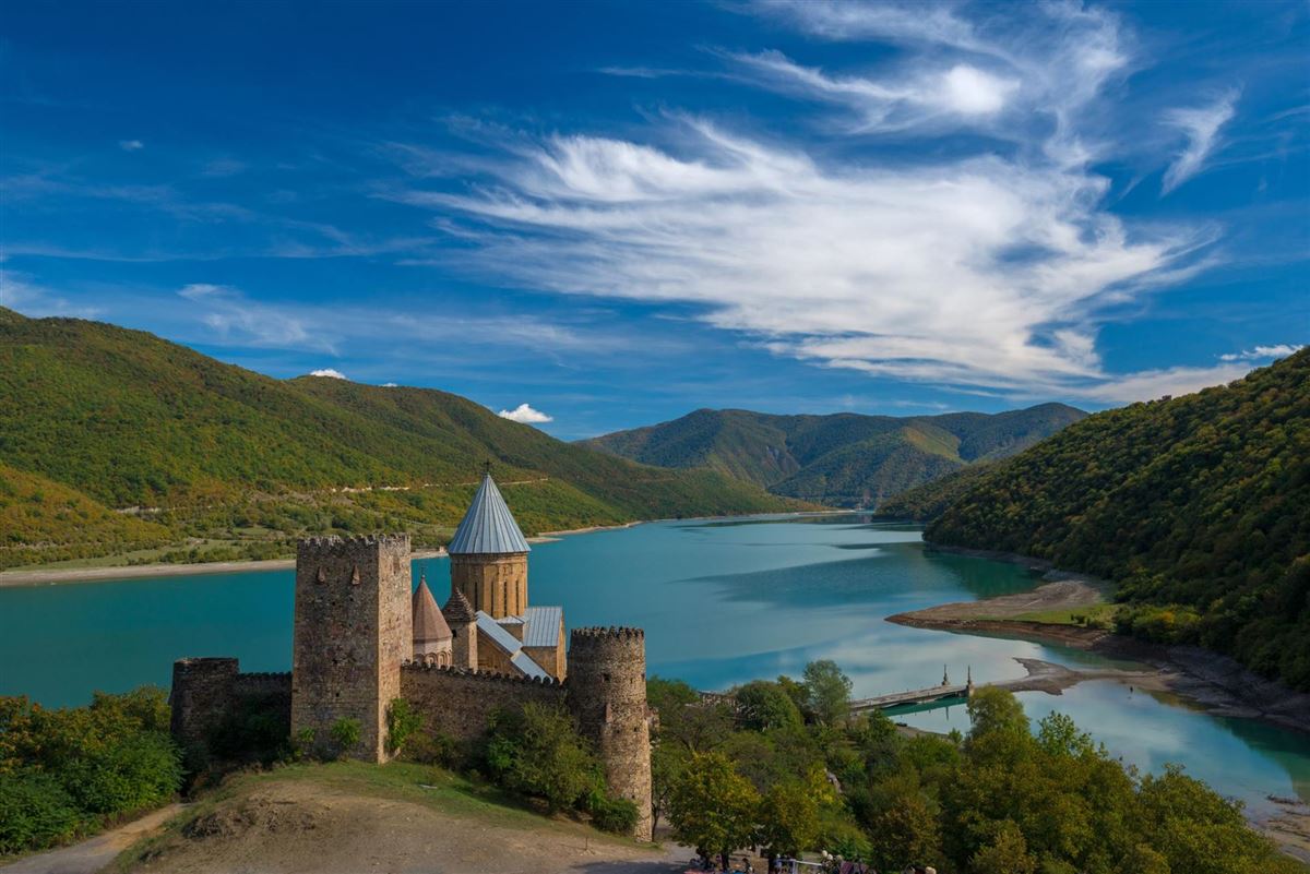 Georgien, Ananuri, Burg