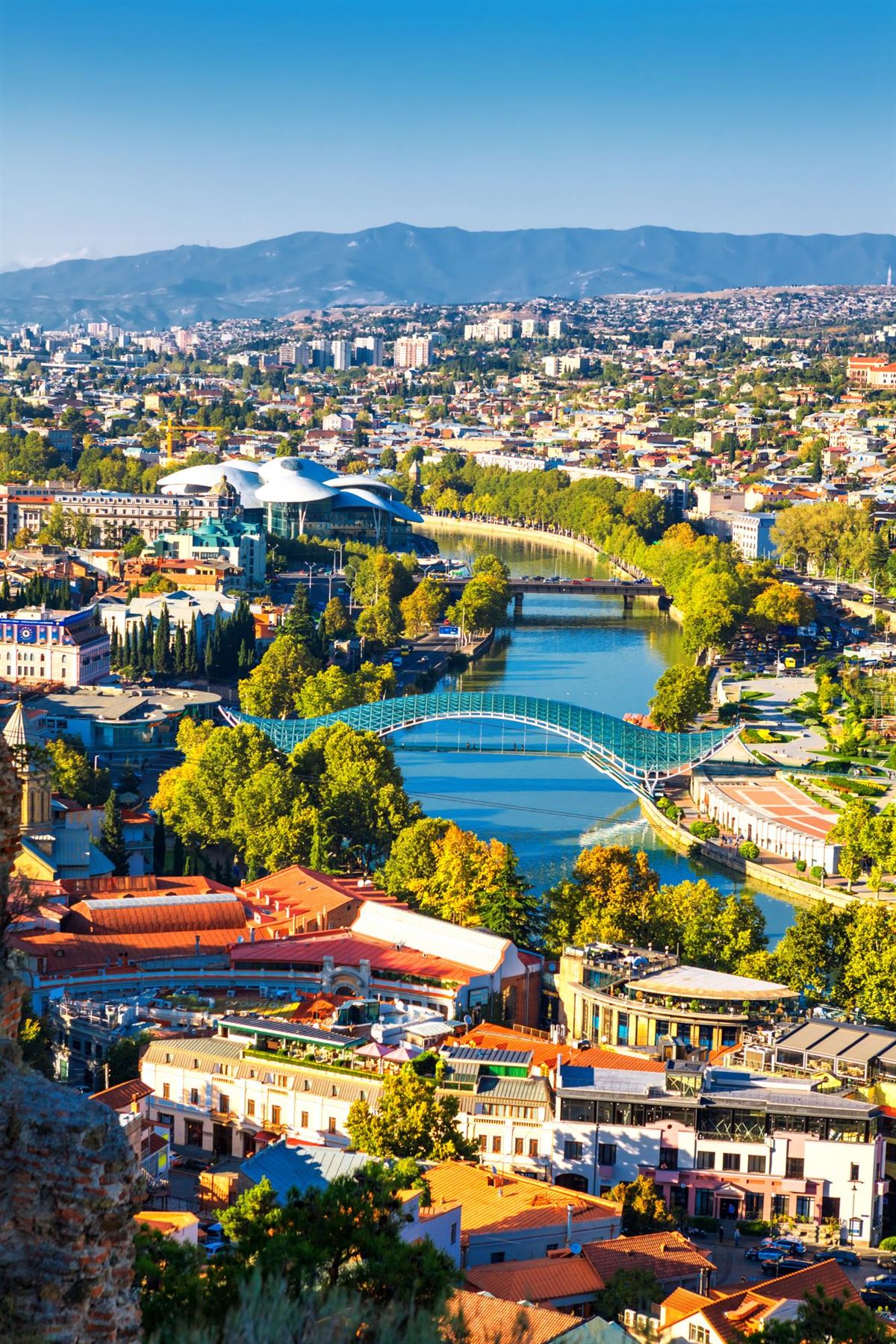 Georgien, Tiflis, Skyline