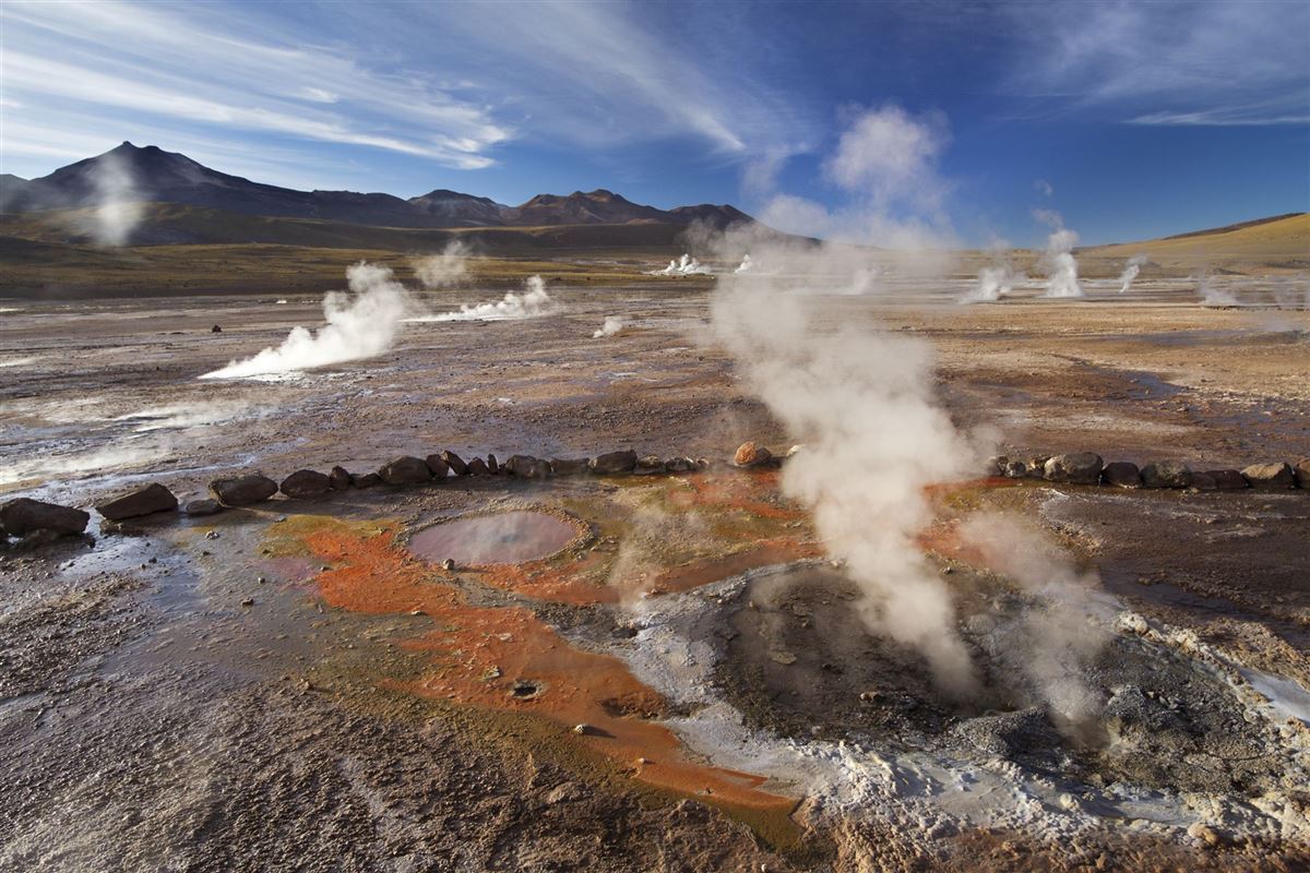Geysire El Tatio in der Atacama-Wüste