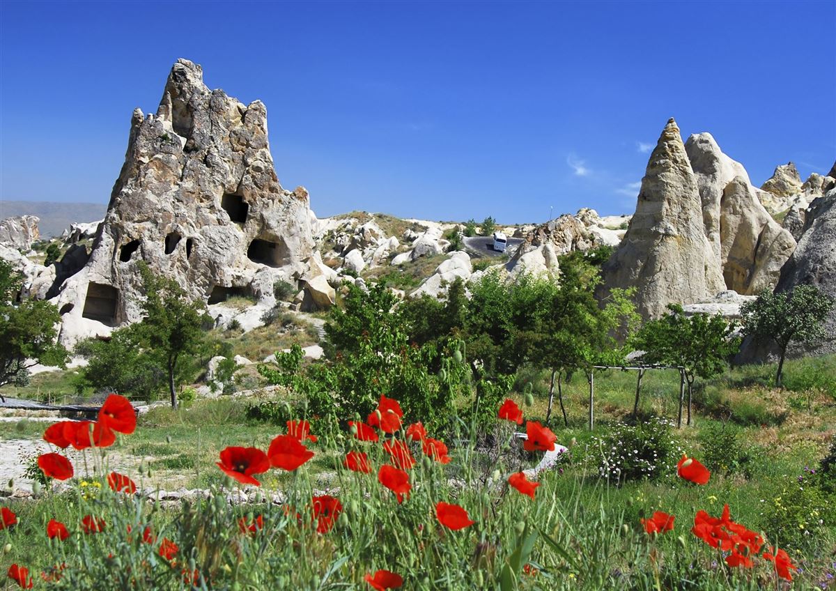 Landschaft in Kappadokien
