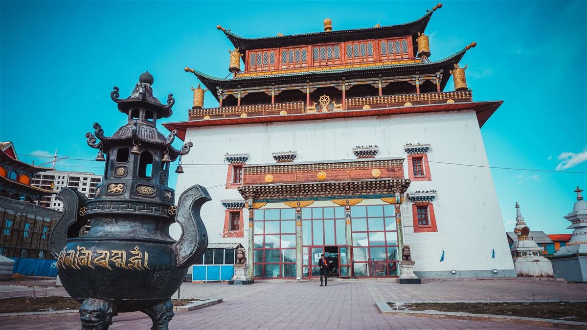 Gandan Kloster in Ulan Bator