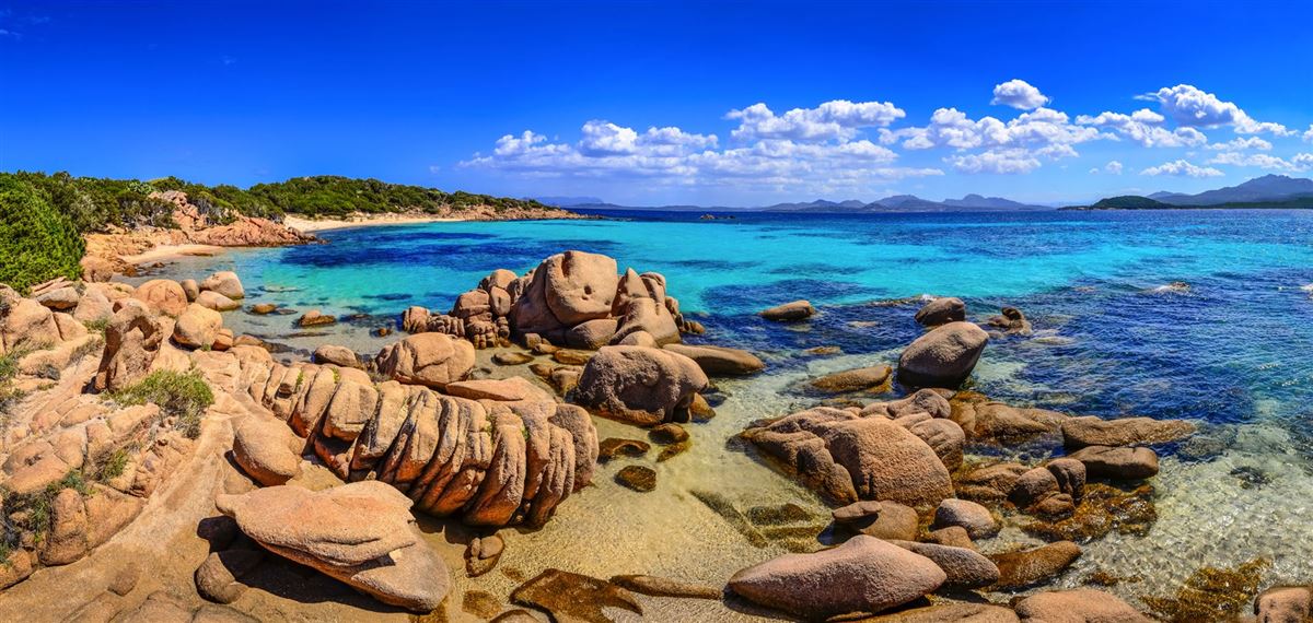 Costa Smeralda auf der italienischen Insel Sardinien