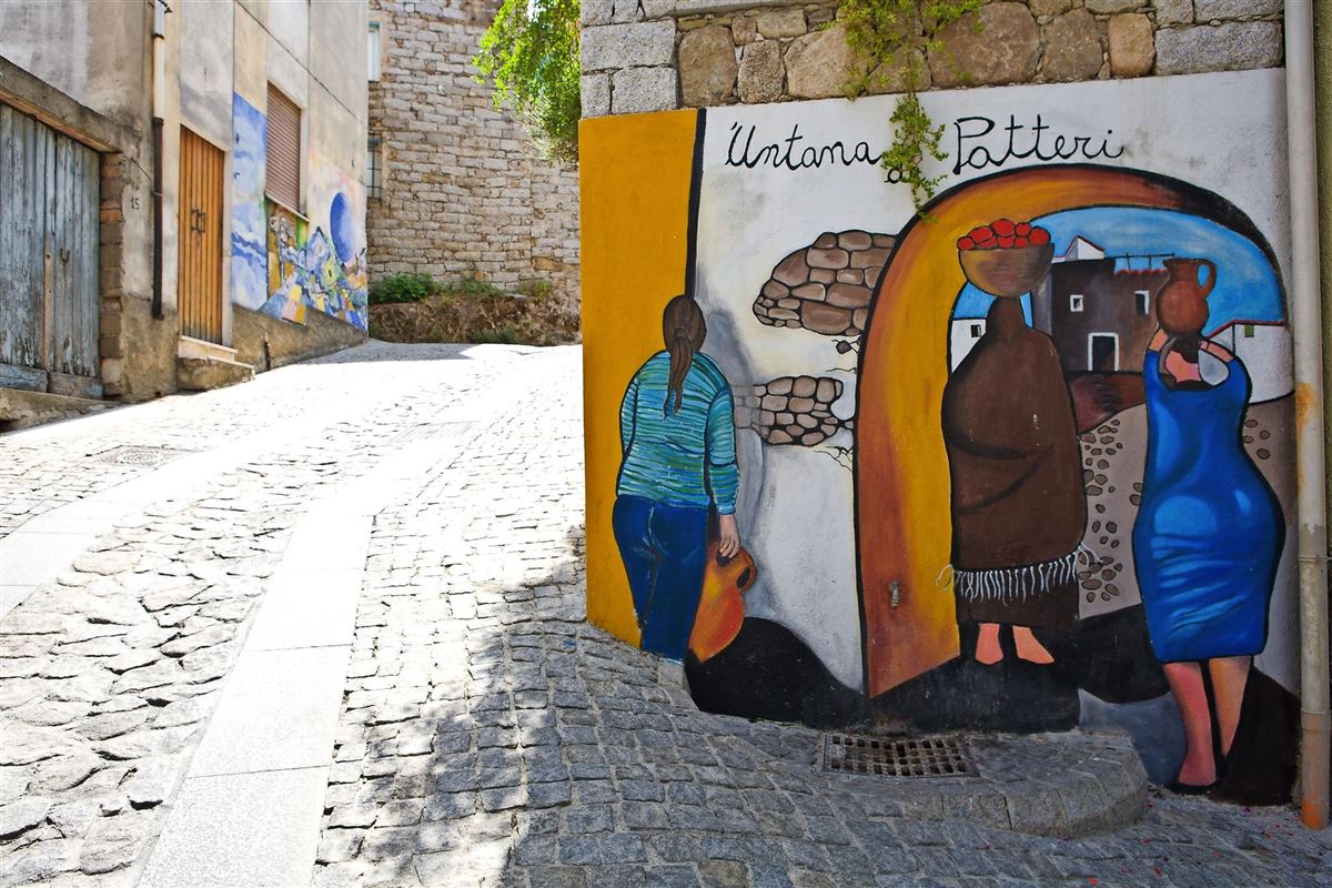 Murales in Orgosolo auf Sardinien