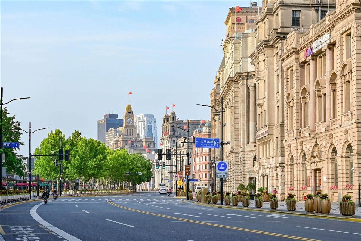 China, Shanghai, Der Bund mit westlicher Architektur
