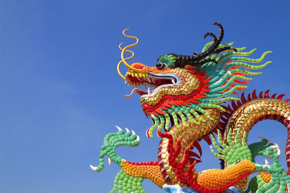 China, die Superreise, traditioneller Drache