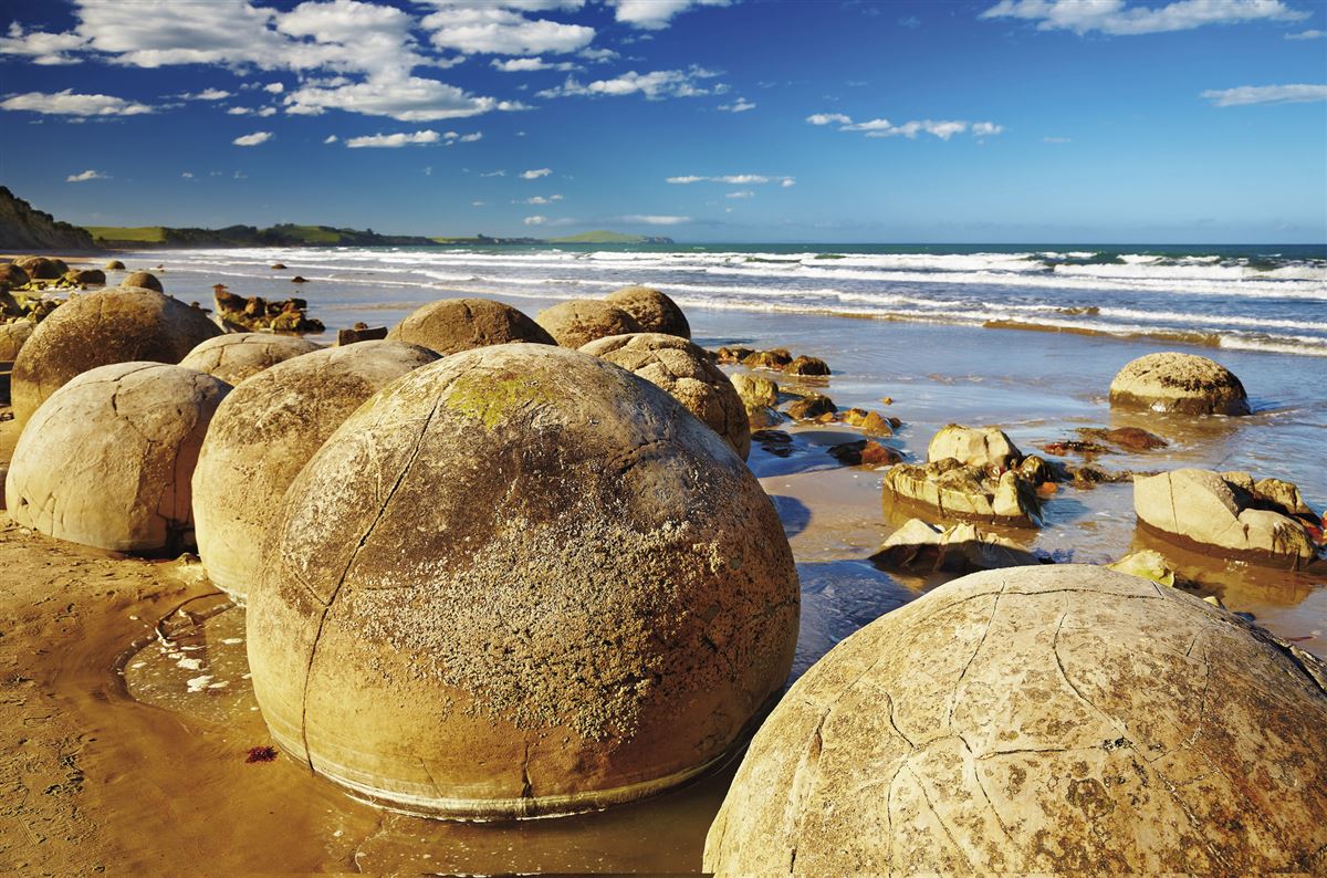 Einzigartige Moeraki Boulders