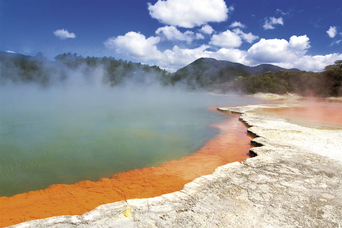Champagne Pool bei Rotorua