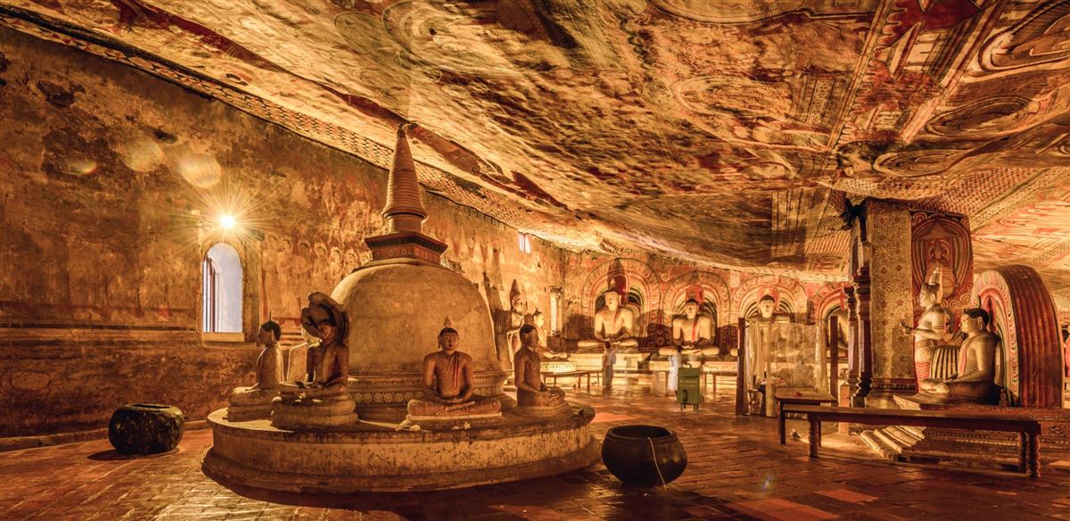 Sri Lanka, Dambulla, Höhlentempel