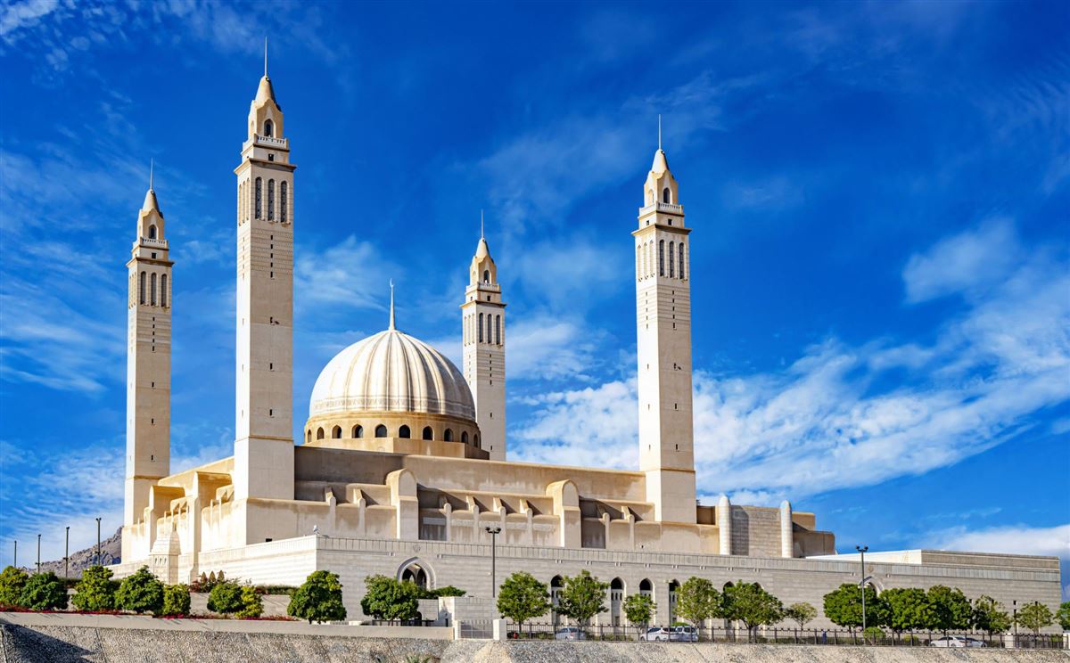 Oman, Nizwa, Qaboos Mosque