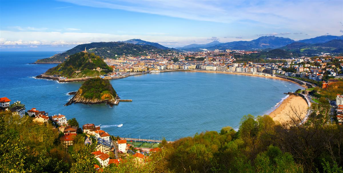 "La Concha" (die Muschel), Bucht von San Sebastián