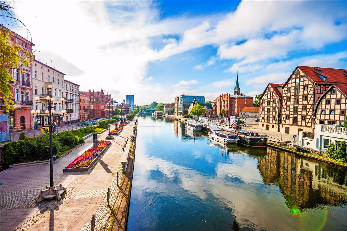 Die Altstadt von Bydgoszcz an der Brda
