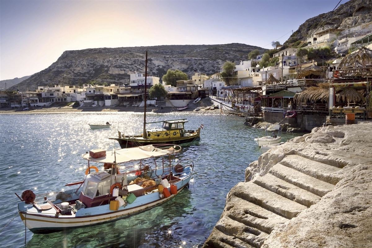Matala - antiker Hafen von Gortys