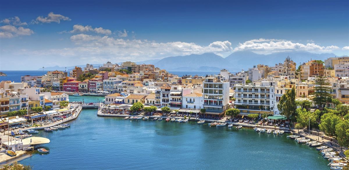 Herrlicher Blick auf Agios Nikolaos, Kreta
