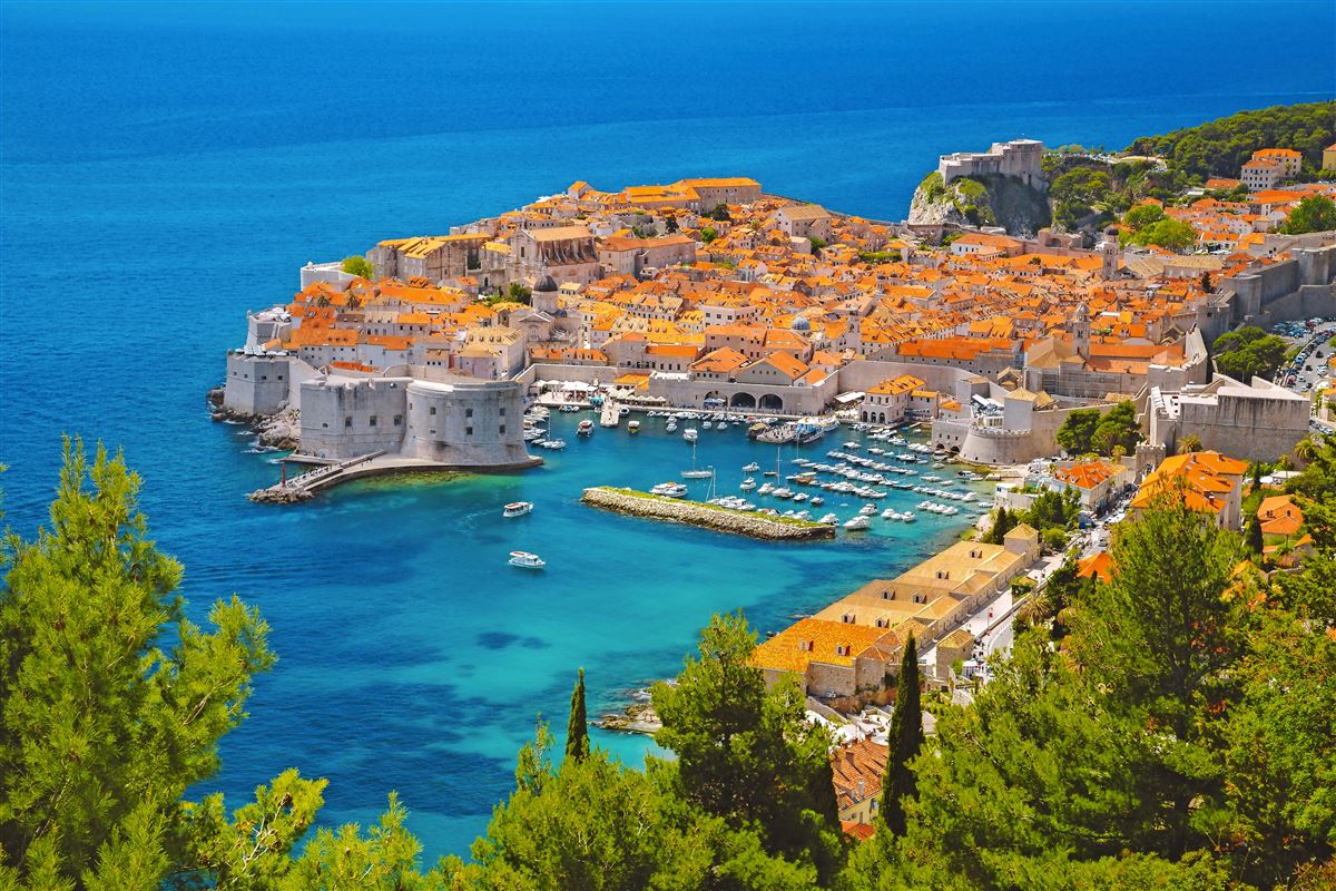 Blick auf die Altstadt von Dubrovnik