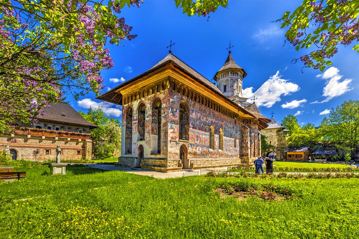 Das farbenfrohe Kloster Moldovita