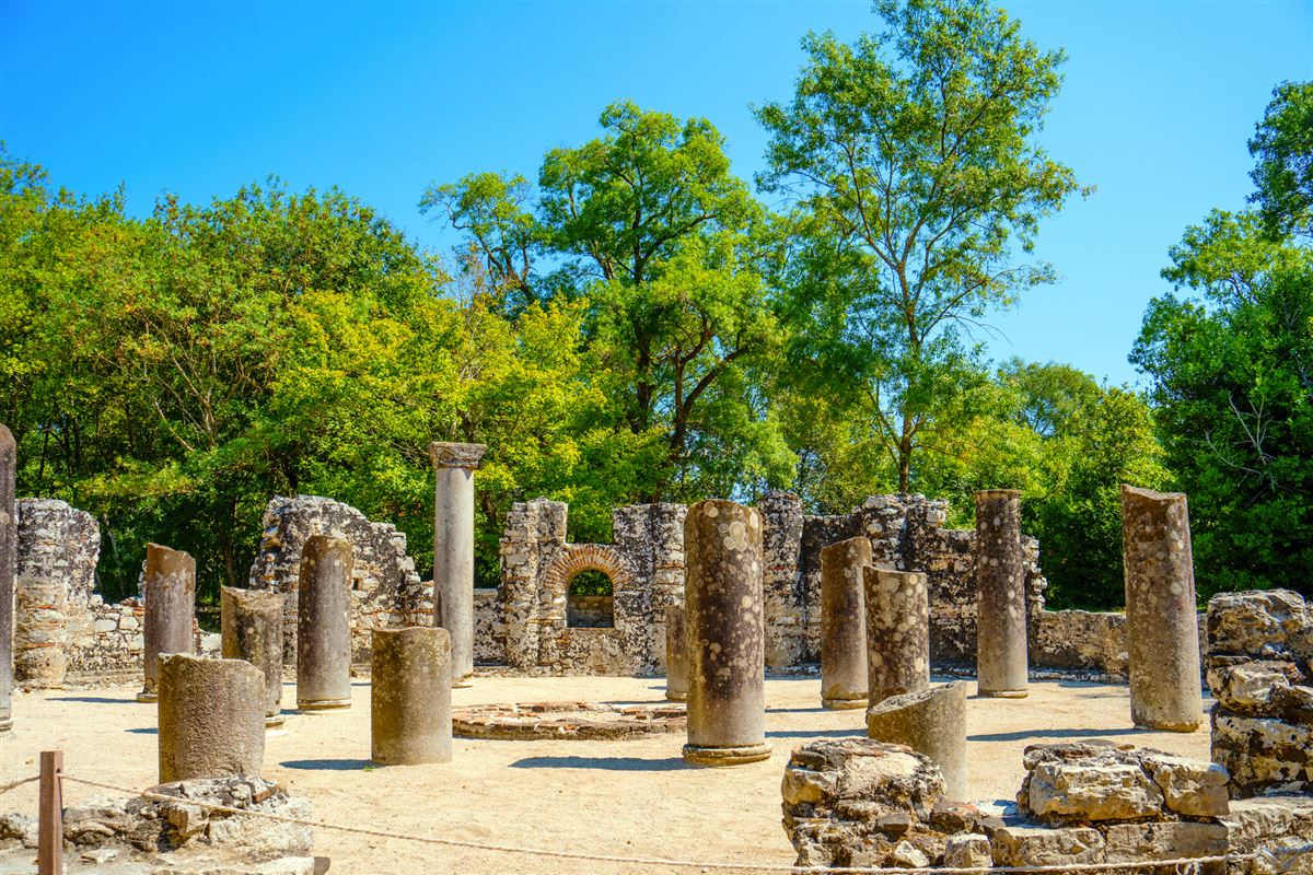 Die Ruinenanlage von Butrint