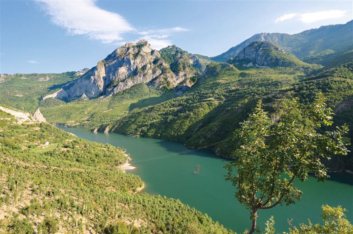 Koman-Fierza See, Albanien