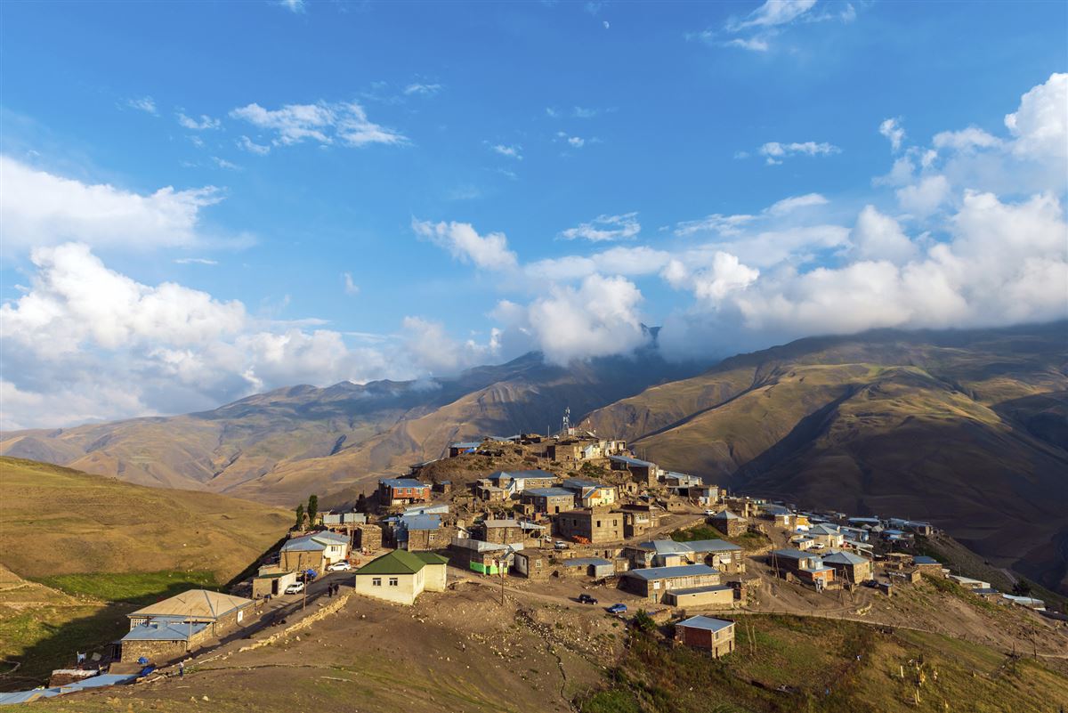 Khynalyg, höchstgelegenes Dorf in Aserbaidschan