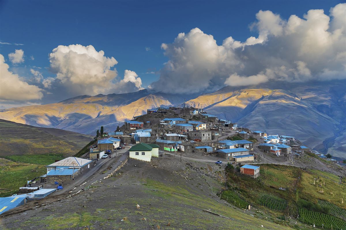 Khynalyg, höchstgelegenes Dorf in Aserbaidschan