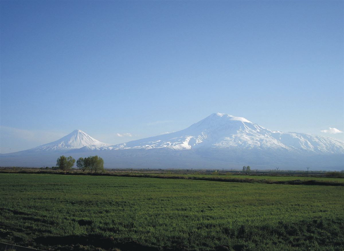Blick auf den Kleinen und Großen Ararat