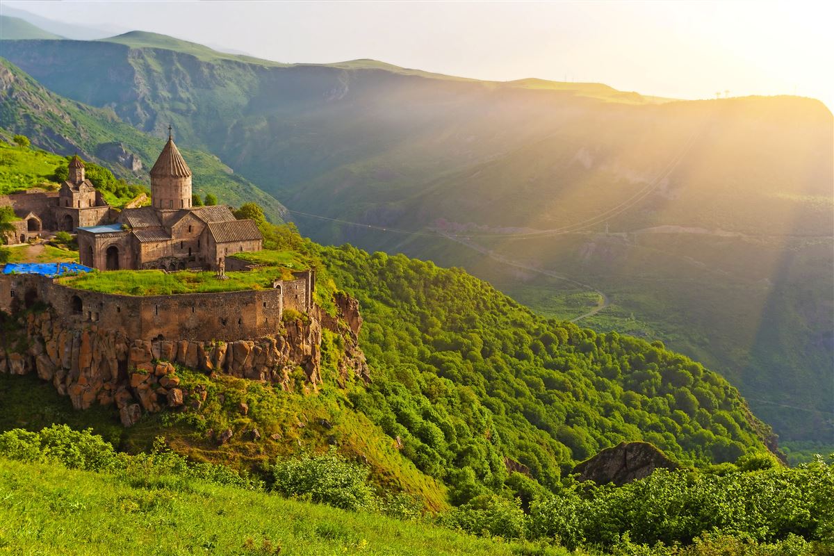 Das wildromantisch gelegene Kloster Tatev