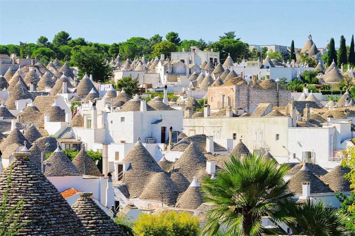 Trulli-Häuser in Alberobello, Apulien