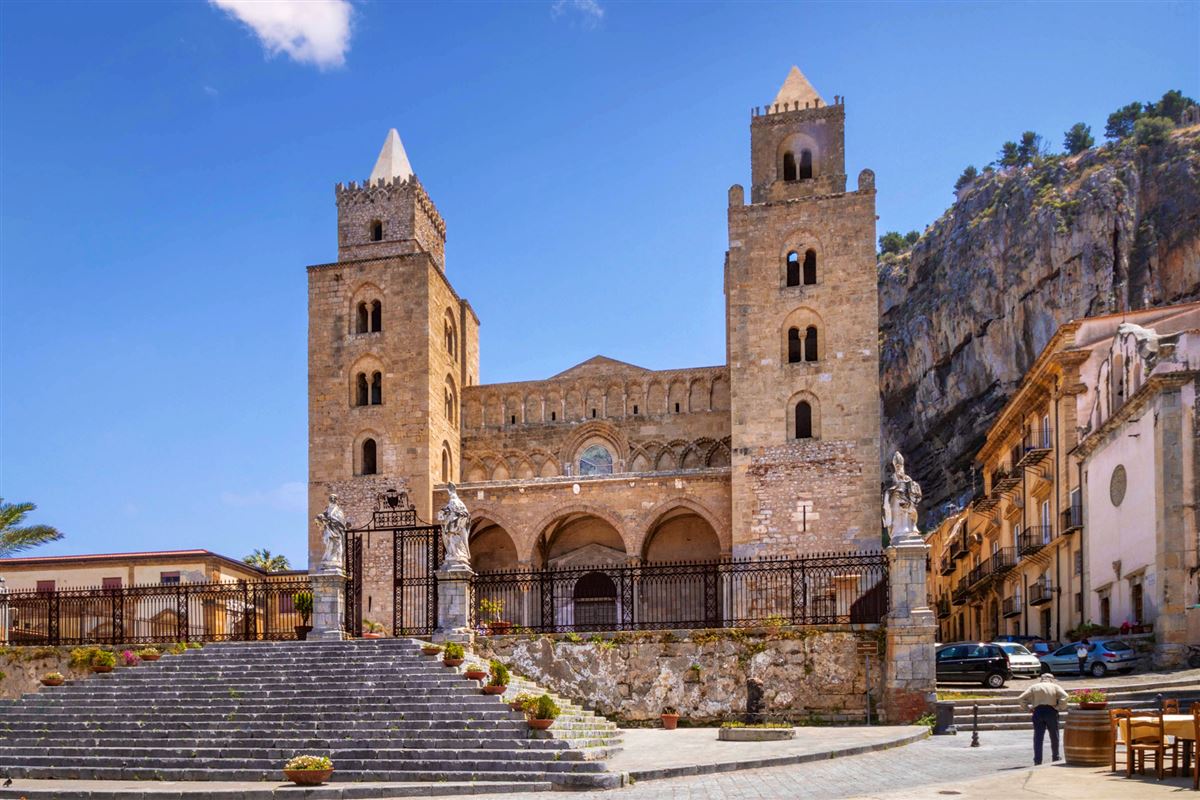 Kathedrale Santissimo Salvatore in Cefalù auf Sizilien