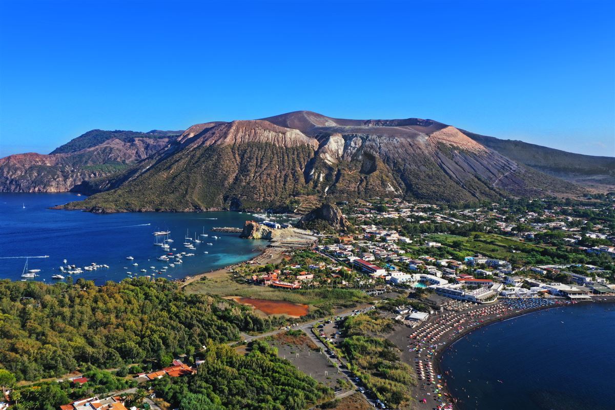 Blick auf Vulcano / Liparische Inseln